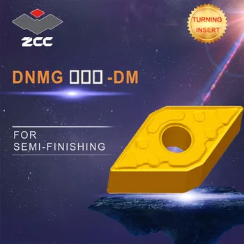 CNC tekinimo įdėklai 10vnt/daug DNMG-DM tekinimo įdėklai iš ketaus, plieno, nerūdijančio plieno apdaila