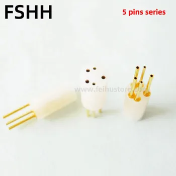 FSHH-5-013 Raundas 5 pin LD aptikimo lizdas lazerinio diodo testas lizdas 5pins