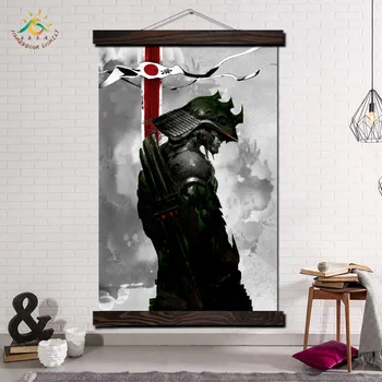 Samurajus Ninja Kariai Modernios Sienos Menas Spausdinti Pop Art Plakatai ir Spausdina Pažymėkite Drobės Tapybos sienos nuotraukas, už kambarį