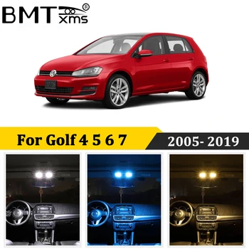 BMTxms 13Pcs Automobilio LED Interjero Žemėlapis Dome Light Kit Canbus VW Volkswagen Golf 4 5 6 7 mk4 mk5 mk6 mk7 GTI Auto Priedai