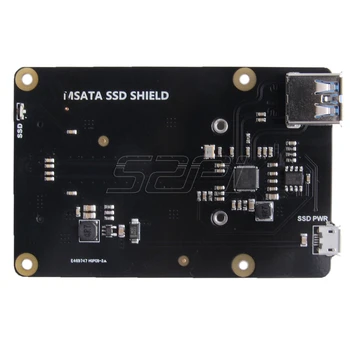 Sandėlyje! 52Pi Naujas X850 V3.1 mSATA SSD USB 3.0 Išplėtimo Modulis Saugojimo Plėtros Valdybos Aviečių Pi 3 B+ (Plus) /3-B