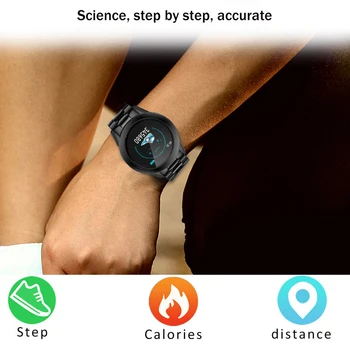 LIGE Naujų Plieno Smart Watch Vyrų Vandeniui sporto iPhone Širdies ritmas, kraujo spaudimas skambučių Informaciją smartwatch Fitness tracker