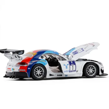 1/32 Z4-GT3 Sportinių Automobilių Modeliavimo Žaislas Automobilio Modelį Lydinio Traukti Atgal, Vaikų Žaislai, Originali Licencijos, Renkant Dovaną Off-Road Transporto priemonė