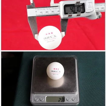 10 Vnt./Pak Huieson Ping Pong Kamuolius, 3 Žvaigždučių Nauja Medžiaga ABS Plastiko Stalo Teniso Kamuoliukai 2.8 g 40+mm
