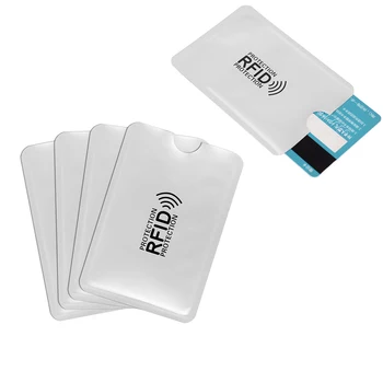 100PC RDA NFC Karte Stabdžių Degauss Hülse Banko Karte Kreditkarte Schützen Anti - scan Karte Hülse Anti-magnetische Aliuminio