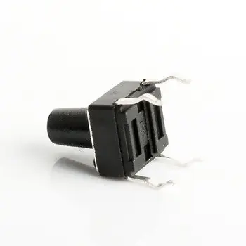 100vnt,4-pin CINKAVIMAS Lytėjimo Mygtukas Jungiklis Tact Switch 6X6X8.5mm