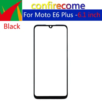 10vnt\daug Touchscreen Už Motorola Moto E6 Plus Jutiklinis Ekranas, Priekinis Skydelis Stiklo Objektyvas LCD Išorinis Stiklas