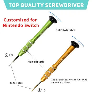 19pcs/set 3D Pakeitimo Kreiptuką Analoginis Nykščio Stick Nintendo Jungiklis Džiaugsmas-Con Valdytojas Atsuktuvas Remonto Įrankių Rinkinys