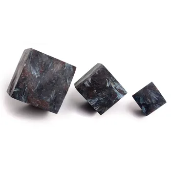 1Pc Aukštos Kokybės Natūralių Flash/Gaisro Astrophyllite Cube Crystal Mineralinių Pavyzdys Poliruoti Aikštėje Gydymo Akmuo Ranka Raižyti Dekoras