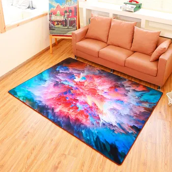 1Pcs Kūrybos Žvaigždėtas Dangus Abstraktusis menas, kiliminė danga, sofa/arbatos stalo/gyvenamasis kambarys/miegamasis stačiakampio formos kilimų Renesanso Mados Kilimas