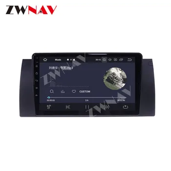 2 din IPS jutiklinį ekraną ir Android 10.0 Automobilio Multimedijos grotuvo E39 BMW X5 E53 1999-2005 automobilių garso radijas stereo GPS navi galvos vienetas