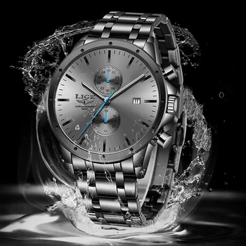 2020 Laikrodžiai Vyrams Warterproof Sports Mens Watch LIGE Top Brand Prabangus Laikrodis Vyrų Verslo Kvarcinis Laikrodis Relogio Masculino