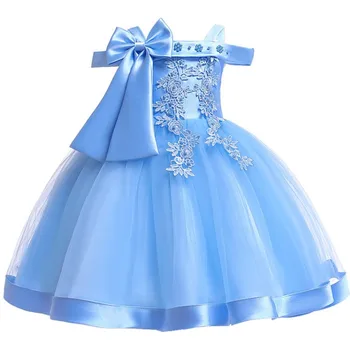 2020 M. Žiemos Kalėdų Dress Mergaičių Siuvinėjimo Vaikai Suknelė Mergaitėms Vestuves Princesė Dress Vaikų Drabužių 3 6 8 1 0 Metų
