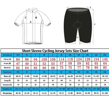 2020 Naujas 6-gabalas rinkiniai wanty vyrų dviračių džersis dviračių šortai, sportiniai ciklo kostiumas Ropa Ciclismo dviračių Maillot drabužių rinkinys