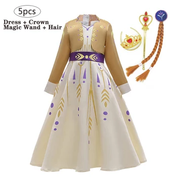 2020 Naujų Mergaičių Suknelės Princesė Suknelė, Vaikams, Suknelės Mergaitėms Kostiumų Karnavalas Cosplay Šalies Vaikų Drabužių 3 6 8 10 12 Metų