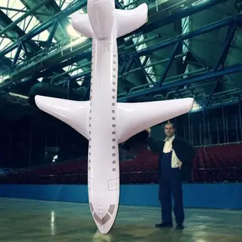 2m Pripučiami Lėktuvo Žaislas su Siurblio Animacinių filmų Pripučiami Plokštumos Ekranas Žaislas Apdailos Lėktuvo modelis Modelis Pripučiami PVC Pa O6E1