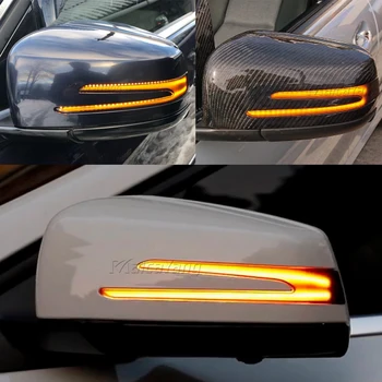 2vnt Automobilio LED Dinaminis Indikatorių Pusės Veidrodėlis, Žibintai Kartotuvas Signalo Žibintai 