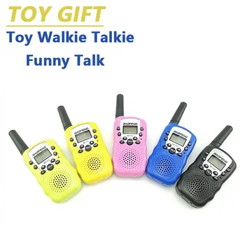 2vnt Didmeninė Vaikų Mini Kids UHF Walkie Talkie BF-T3 Baofeng FRS Du Būdu Radijo Comunicador T3 Patogu Talkie Hf Transiveris