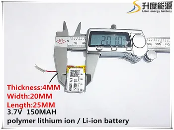 2vnt [SD], 3,7 V,150mAH,[402025] Polimeras ličio jonų / Li-ion baterija ŽAISLŲ,CENTRINIS BANKAS,GPS,mp3,mp4,mobilųjį telefoną,garsiakalbis