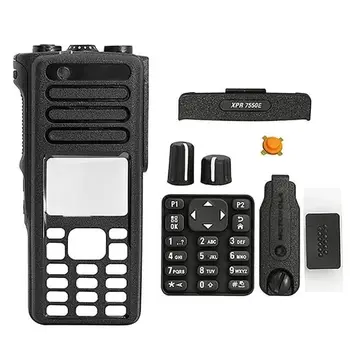 30x Juodos spalvos priekinis korpusas atveju, Motorola DGP8550E ir kt walkie talkie
