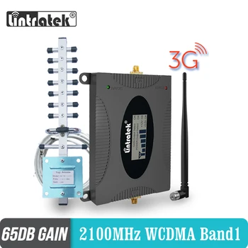 3G Signalo Stiprintuvas WCDMA 2100MHz Signalo Kartotuvų Mobilųjį Telefoną Signalo Stiprintuvas Juosta 1 Stiprintuvas Viso Pasaulio Namų ir Biuro reikmėms