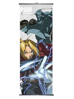 40*100cm Fullmetal Alchemist Anime Plakatai Edward Elric Pulkininkas Roy Mustang, Sienų Tapyba Aukštos kokybės Iškilumo