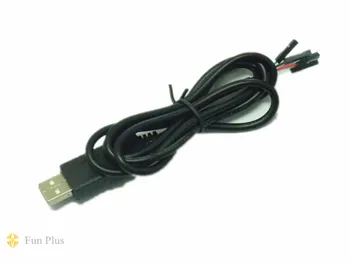 5vnt USB Į RS232 TTL UART PL2303HX Auto Keitiklis iš USB Į COM Modulis Kabelis, 1 Metras