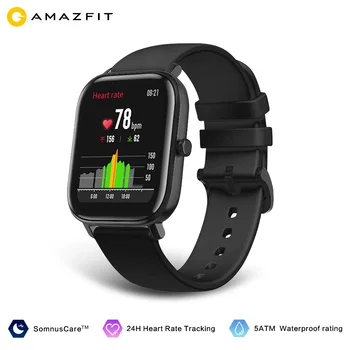 Amazfit GTS Smart Žiūrėti Pasaulio Versija Sandėlyje Vandeniui 5ATM Plaukimo 14 Dienų Baterija Muzikos Valdymo 