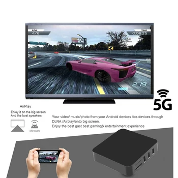 Android 9.0 TV Box RK3228A Quad Core 16GB 2GB 2.4 G/5 ghz Dual WiFi 5G 4K 1080p Media Player 