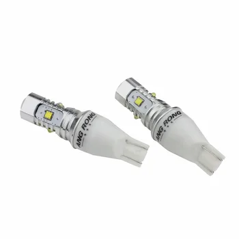 ANGRONG 2x 955 921 T15 168 W16W 25W LED Lemputes, Interjero Atvirkštinio Uodegos Pusės Žibintas DRL Balta(CA322)