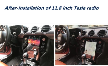 AOTSR Android 9.0 PX6 Tesla stiliaus Vertikalus ekranas, Automobilių GPS Navigacija Ford Mustang-2019 DSP Multimedijos radijo Grotuvas