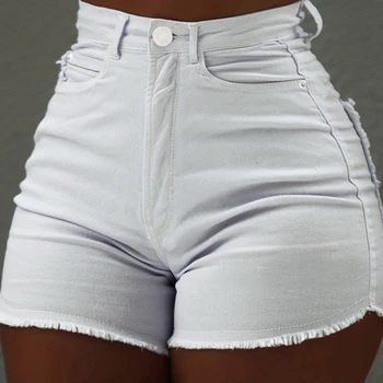 Aukštos Juosmens Seksualių Moterų Šortai Vasarą 2020 Streetwear Atsitiktinis Slim Fit Push Up Bodycon Moterų Šortai Pantalones Cortos Mujer