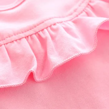 Bamblys Mergaičių Drabužių Rinkinius, Pavasarį, Rudenį, Vaikai, Mergaitės, Apranga, Rožinė T-shirt +Sidabro spalvos Kelnės+Hat 3Pcs Kūdikių Mergaičių Tracksuit