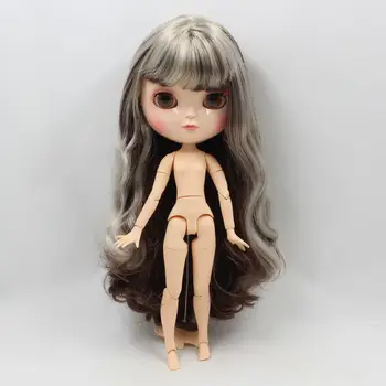 Blyth lėlės ledinis licca kūno 88000222 naujos mišrių ilgi garbanoti plaukai speciali bendra kūno 1/6 30cm dovana žaislas