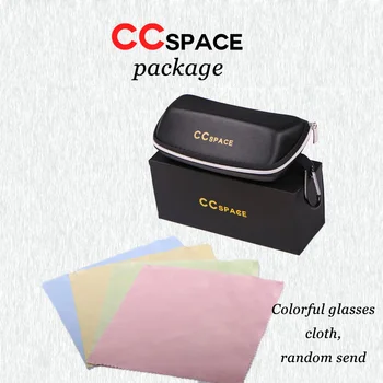 CCspace prekės akiniai, dėžutė 1 rinkinys su EVA Užtrauktukas black box Kartoninė aišku