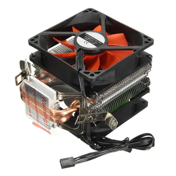 CPU Dual Fan Cooler Hidrauliniai Heatpipe Ventiliatoriai Aušinimo Heatsink Radiatorius su Intel LGA775/1156/1155 AMD už AM4 Ryzen už Pentium