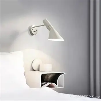 Dizaineris Geležies AJ LED Sieniniai Šviestuvai Gyvenimo Kambario, Miegamasis Naktiniai Led Sienos Žibintai Modernus Patalpų Lempos Derliaus Sconce Sienos Žiburiai