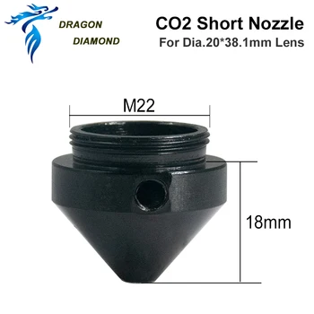 DRAGON DIAMOND Objektyvas Vamzdžių Išplėtimo Žiedas CO2 Dia.25mm Objektyvas Vamzdis D20 F63.5mm/127mm Objektyvas CO2 Lazerio Pjovimo Mašina