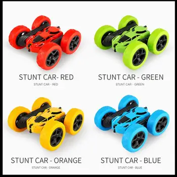 Dvipusis kaskadininkų automobilių sukasi 360 nuotolinio valdymo automobilio 2.4 G automobilį vaikų žaislas automobilis berniuko akrobatinis automobilis