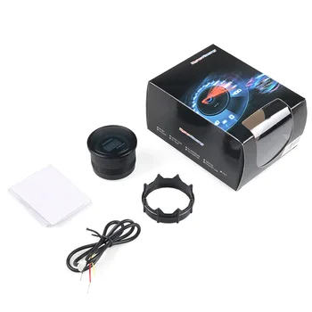 Dynoracing 2 colių 52mm 12V Automobilio Digital Voltmeter Volt Gabaritas 20 Metrų LED Black 7.5-20V V, Voltų Automobilių Metrų BX101456