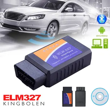 ELM327-v1.5/v2.1 obd2 skaneris Bluetooth/WIFI OBD automobilių diagnostikos įrankis, automobilių kodas reader for Android / Windows / 