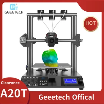 Geeetech 3D Spausdintuvas A20T 3 1 iš mišrios Nuosavybės Atnaujinti GT2560 V4.0 Controlboard 250x250x250mm LCD2004 FDM CE