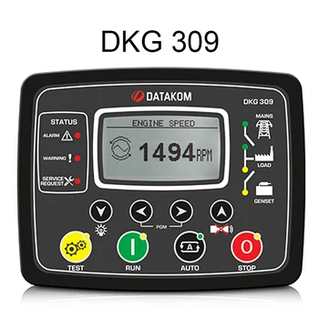 Generatorius DKG Rankinis užvedimas Variklio Valdiklis DATAKOM DKG-309 Generatorius Automatinis Maitinimo Gedimas Control Panel / Vienetas / SMP