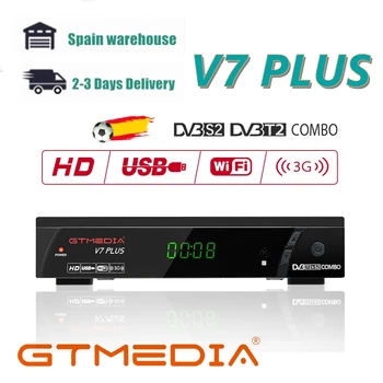 GTMEDIA V7 PLUS,Su USBWIFI,DVB-S/S2 + T/T2,Palydovinio Dekoderio,SAT Skaitmeninis Antžeminės TV Imtuvas (LPS), paramos H. 265 ,PK V7S HD