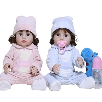 JINGXIN Princesė 45cm Pilnas Silikono Reborn Baby Doll, Vonia Žaisti Žaislas Mergina Vinilo Kūno Lėlės Naujagimių Vandeniui Bebe Kartu Žaislai