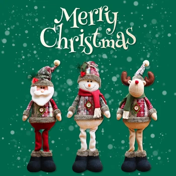 Kalėdų Kabinti Ornamentu Santa Claus Sniego Briedžių Lėlės Kalėdų Eglučių Papuošalai Kalėdų Dekoracija Namuose Naujųjų Metų Dovanos Navidad