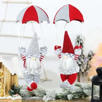 Kalėdų švedijos Gnome Parašiutu Kabo Pakabukas Papuošalai Kalėdų Šventė Apdailos Naujųjų Metų Prekes mergina ir vaikinas