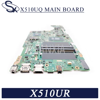 KEFU X510UQ Nešiojamojo kompiuterio motininė plokštė, skirta ASUS X510UR X510URO X510UNR X510U S5100UR S5100U originalus mainboard I7-7500U GT930MX-2GB