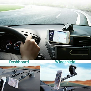 Keičiamo dydžio Magnetinio Automobilinis Telefono Laikiklis Dokas Langą prietaisų Skydelio laikiklio pagrindą Tablet GPS Parama Xiaomi Redmi 