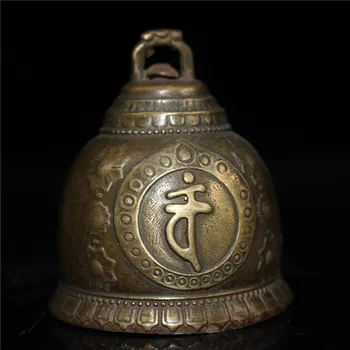 Kinija senojo Pekino senas prekių Seiko Tibeto gryno vario barška